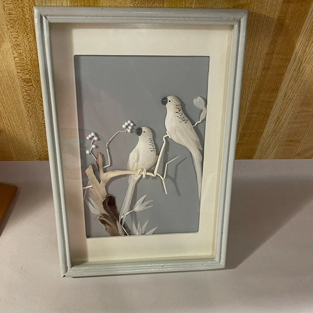 Vintage birds 3D